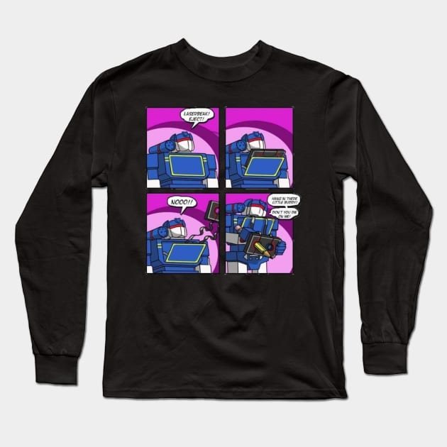 Lazerbeak NOOO! Long Sleeve T-Shirt by The Convergence Enigma